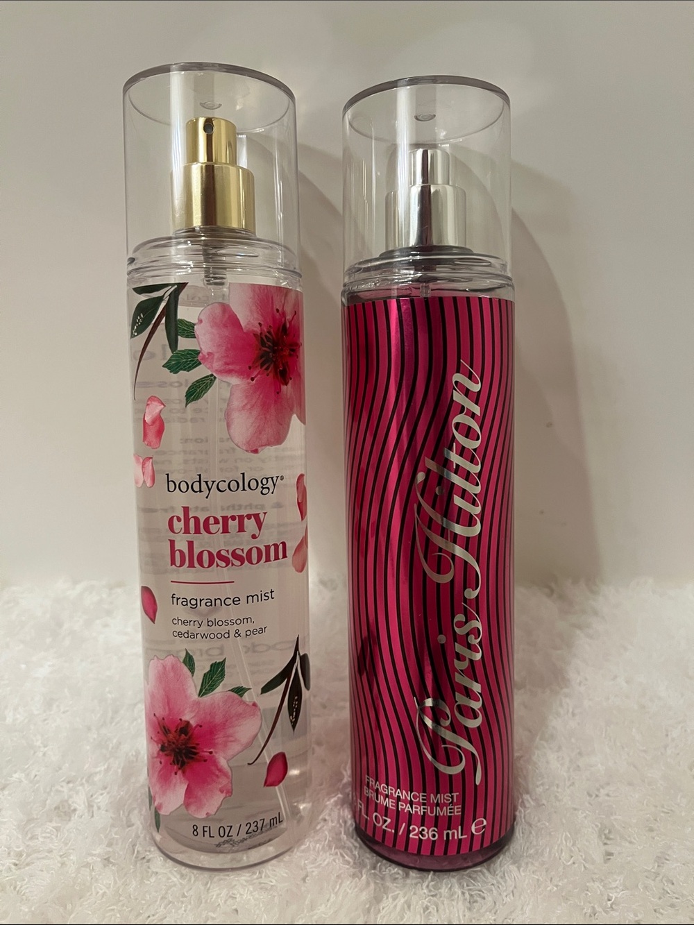 2 Perfume Body Spray Fine Fragrance Paris Hilton, Cherry Blossom, NEW Women’s